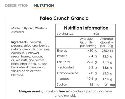 Ruby Tuesday Nutritional Info Pdf