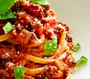 Linguine Bolognese
